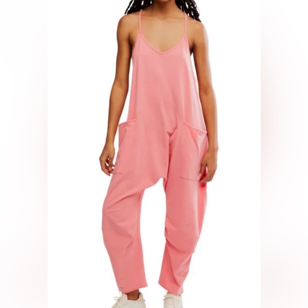 FREE PEOPLE MOVEMENT ONESIE HOT SHOT in HIBISCUS NWT sz S, M, XL